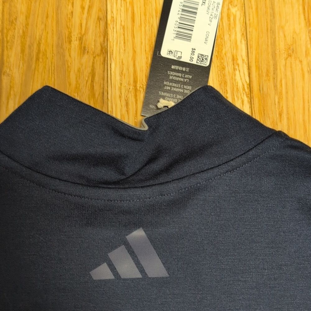 NWT Adidas Navy Blue Sleeveless Vest Size 2XL - Picture 3 of 7